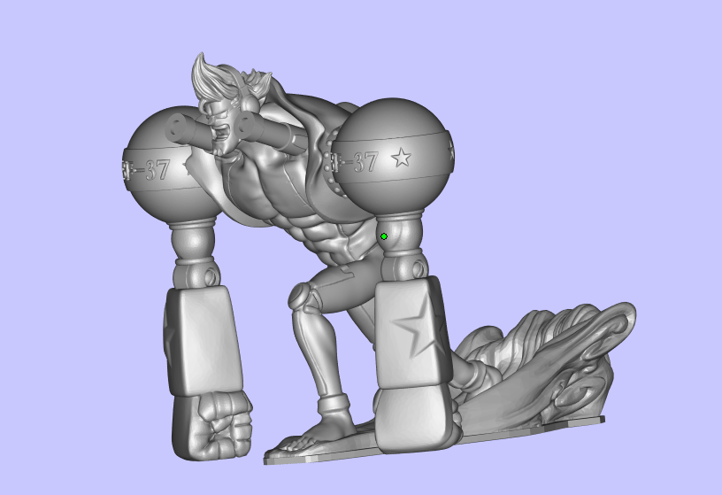 海賊王弗蘭奇白模 3D打印動(dòng)漫手辦